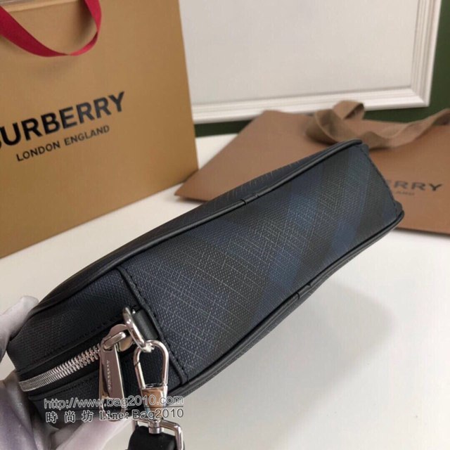 Burberry專櫃新款手包 巴寶莉London格紋男士拉鏈手拿包  db1028